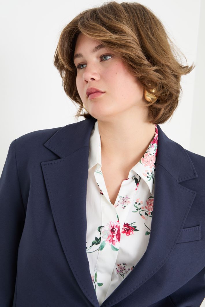 Blazer de jersey con un solo botón Intrend - 3