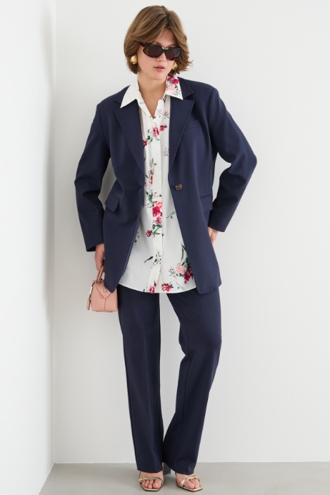 Blazer de jersey con un solo botón Intrend