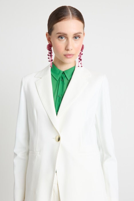 Blazer con bottone singolo