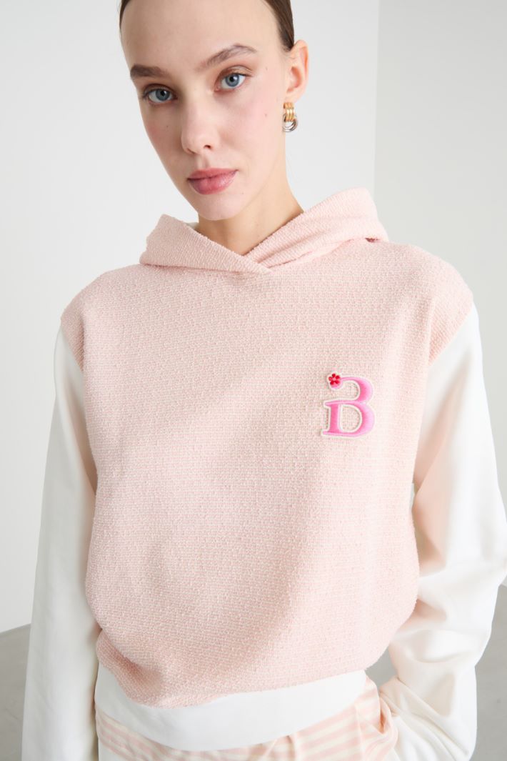 Felpa con cappuccio Intrend - 3