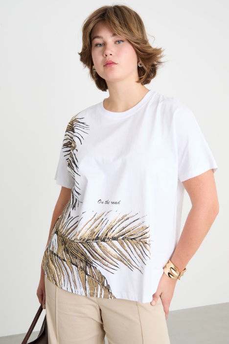 Printed jersey T-shirt Intrend