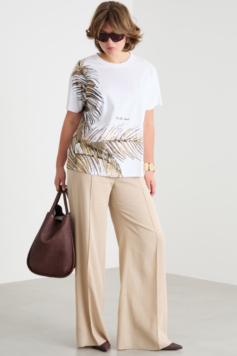 Printed jersey T-shirt Intrend