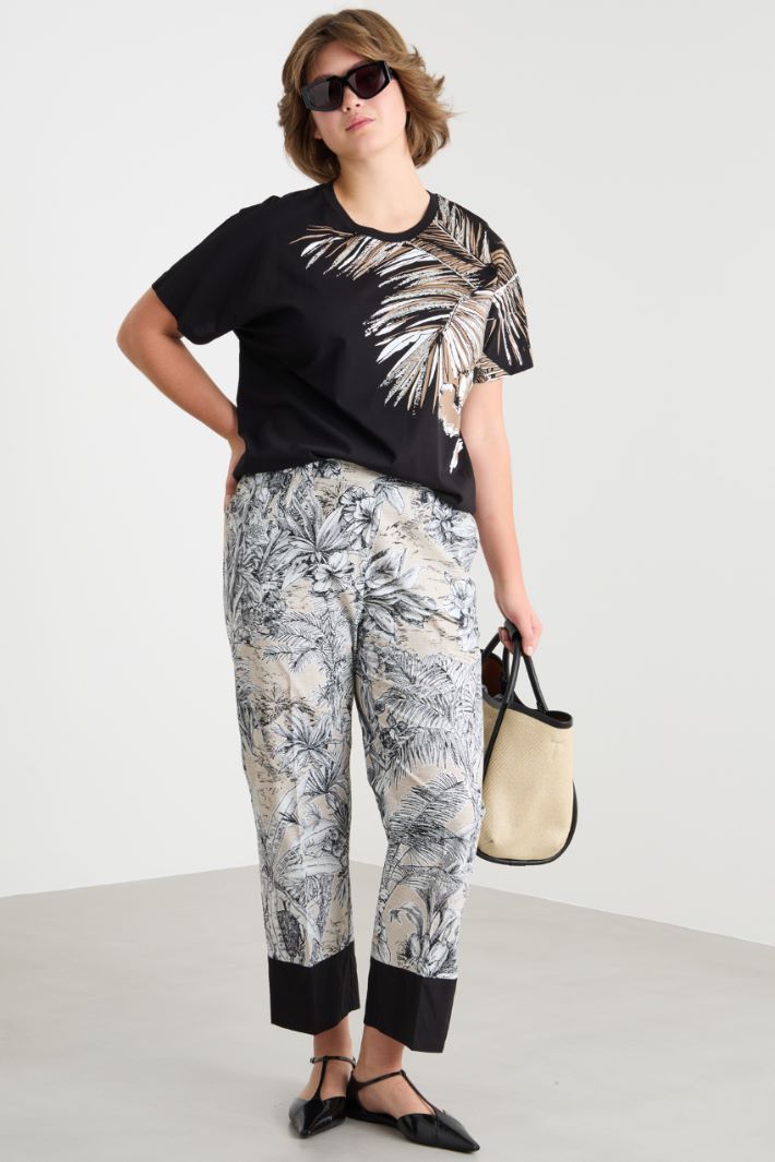 Printed jersey T-shirt Intrend