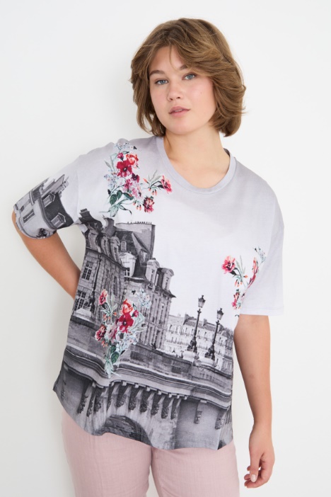 Printed jersey T-shirt Intrend