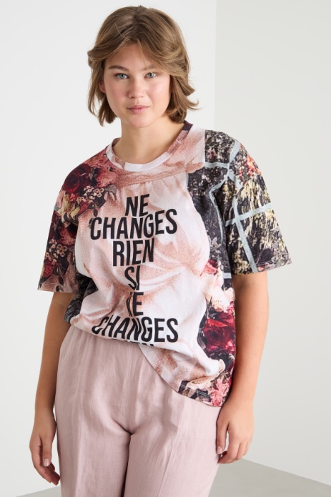 Printed jersey T-shirt Intrend