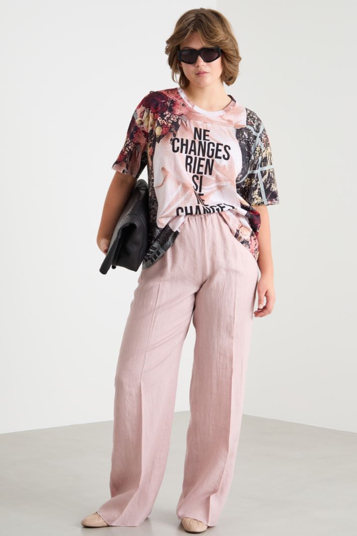 Printed jersey T-shirt Intrend