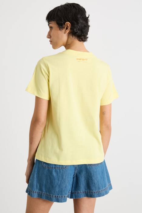 T-shirt in jersey ricamato