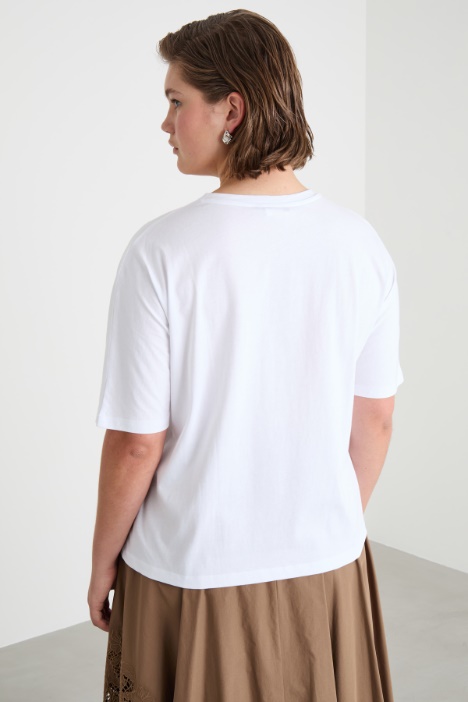 Camiseta de punto con bordado