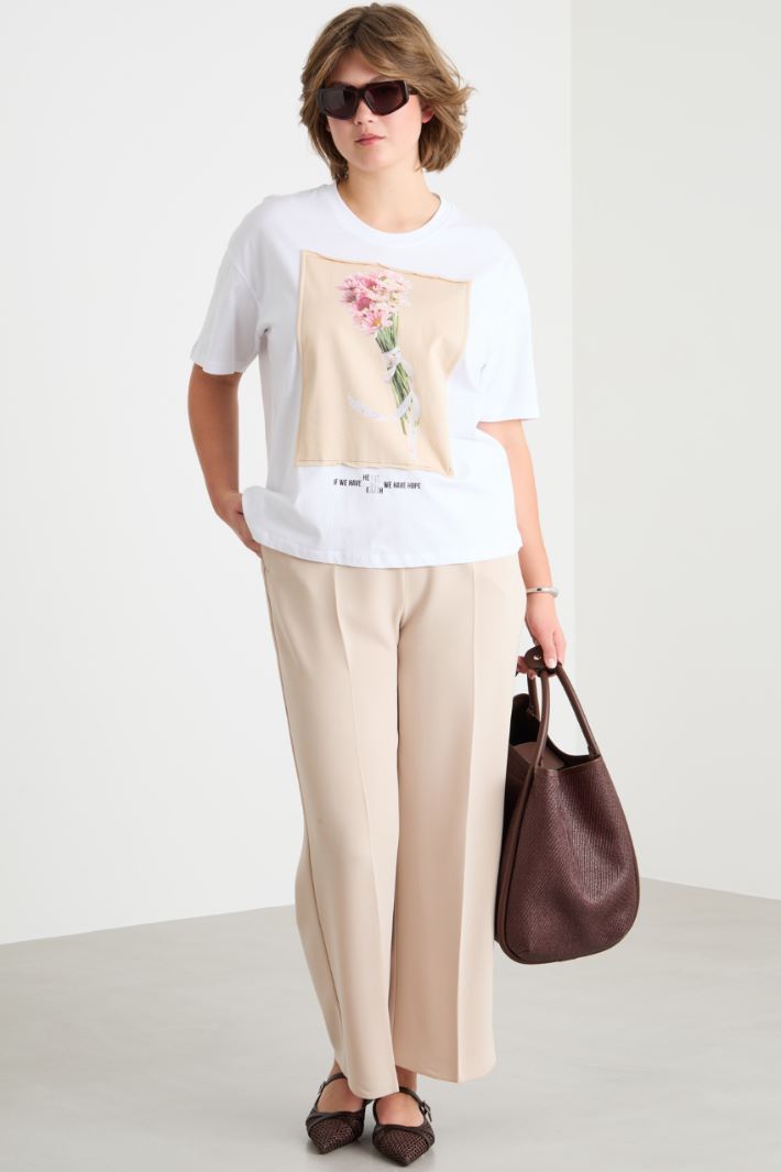 Printed jersey T-shirt Intrend