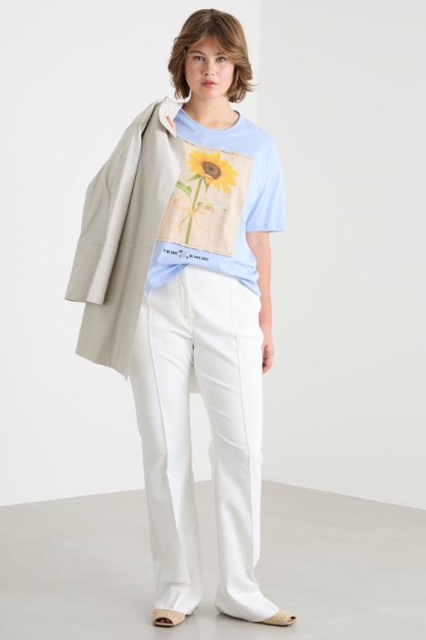 Printed jersey T-shirt Intrend