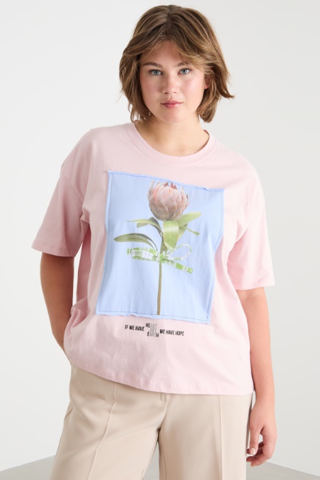 Printed jersey T-shirt Intrend