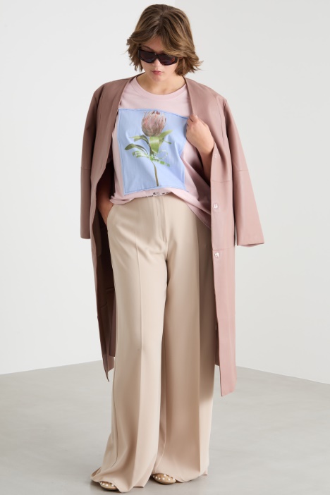 T-shirt in jersey con stampa Intrend