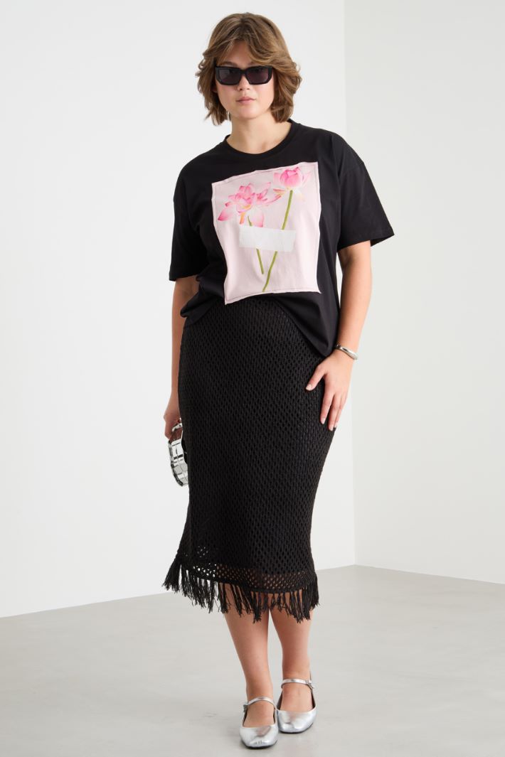 Printed jersey T-shirt Intrend