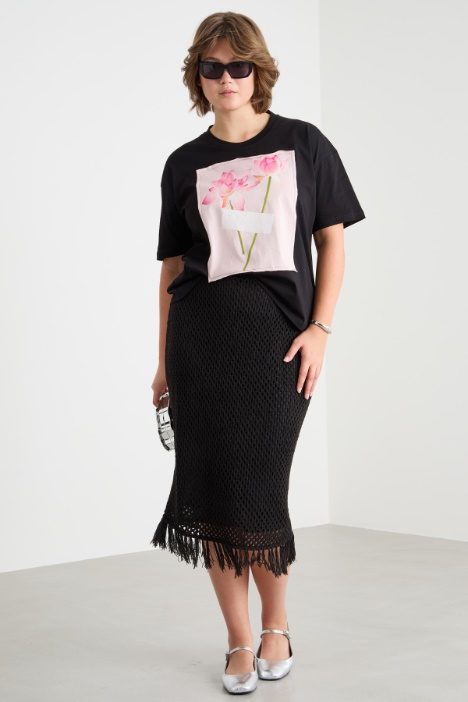 Printed jersey T-shirt Intrend