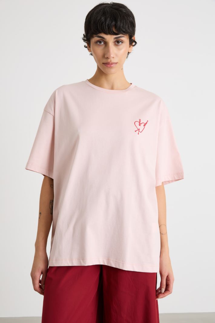 Oversized dropped-shoulder T-shirt Intrend - 2
