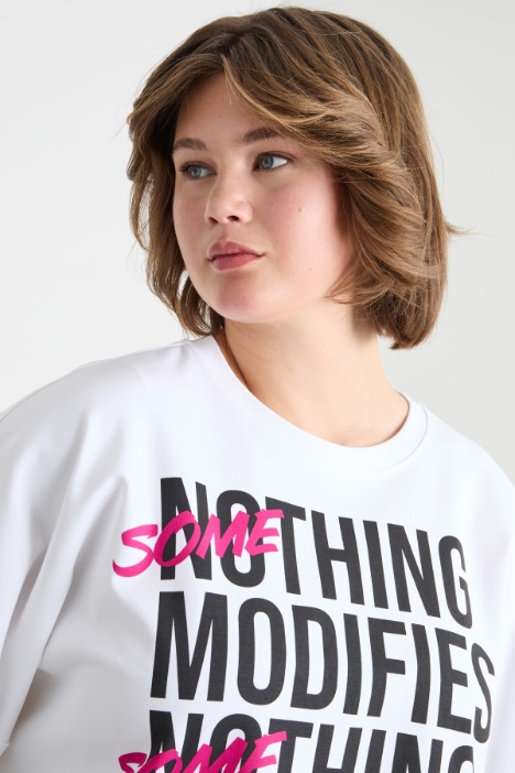 T-shirt boxy in jersey