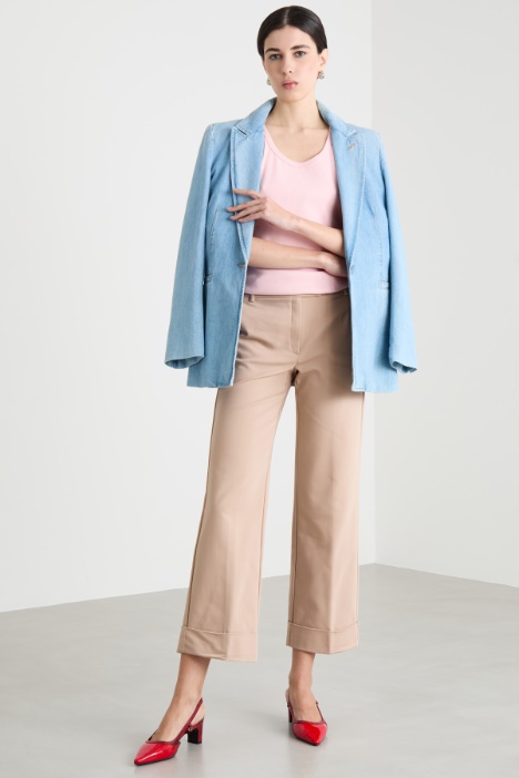 Ribbed T-shirt Intrend