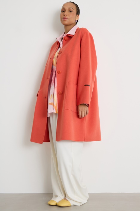 Double-faced wool-blend coat Intrend