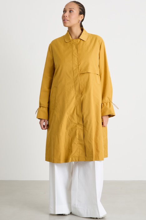 Impermeabile in twill antigoccia