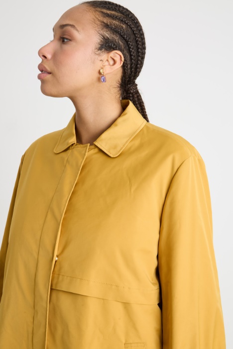 Impermeabile in twill antigoccia