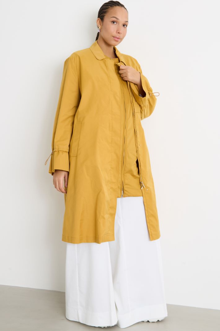Water-repellent twill raincoat Intrend