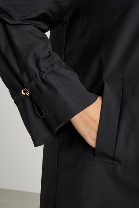 Impermeabile in twill antigoccia