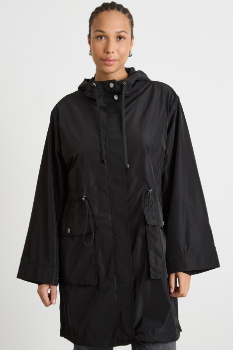 Parka in taffetà antigoccia