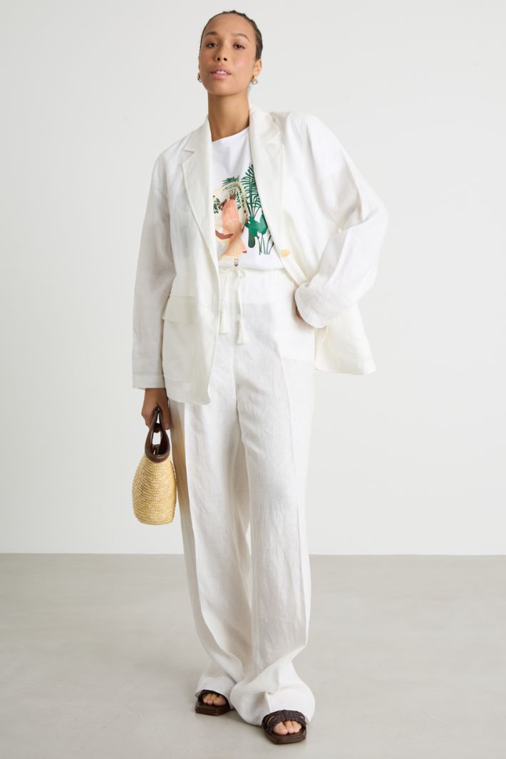 Drawstring-back blazer Intrend