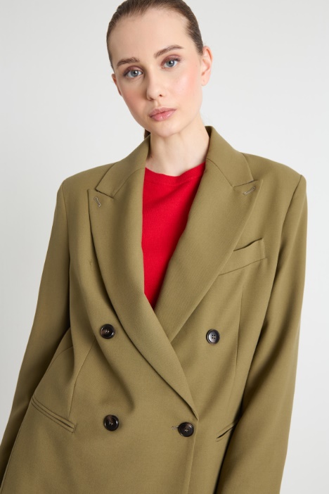 Blazer in doppia tela