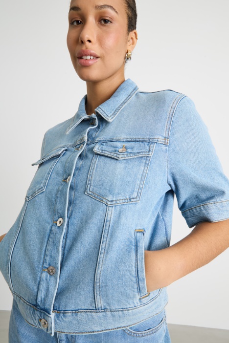 Cropped denim jacket Intrend