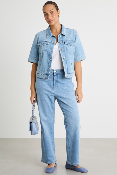 Cropped denim jacket Intrend