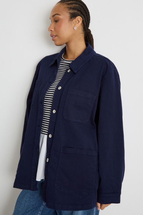 A-line cotton bull jacket Intrend