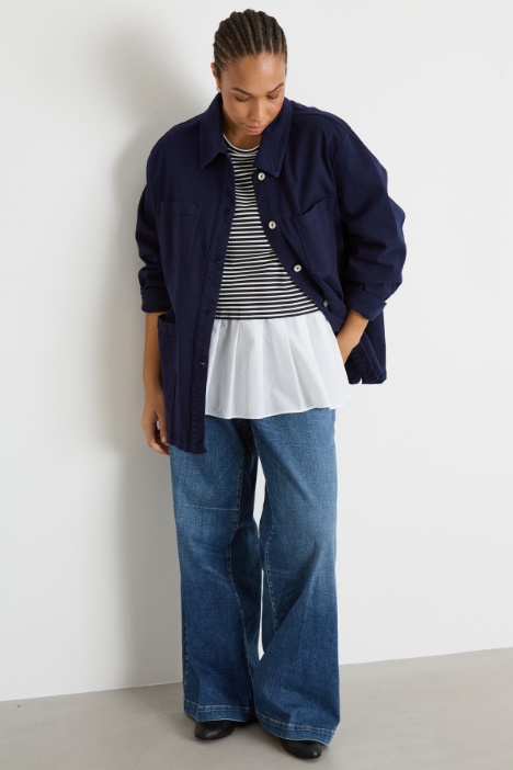 Chaqueta amplia de bull Intrend