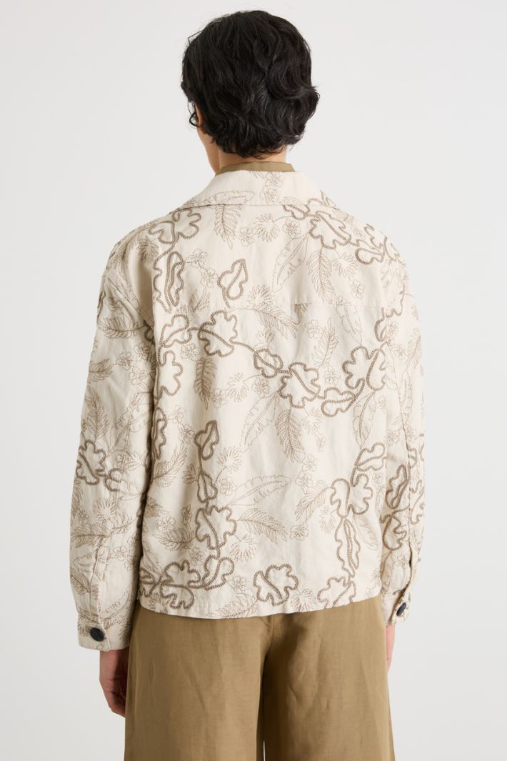 Embroidered drill jacket Intrend - 4