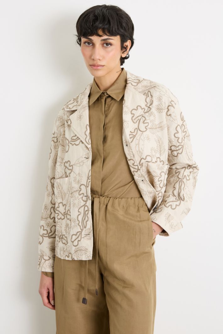 Embroidered drill jacket Intrend - 2