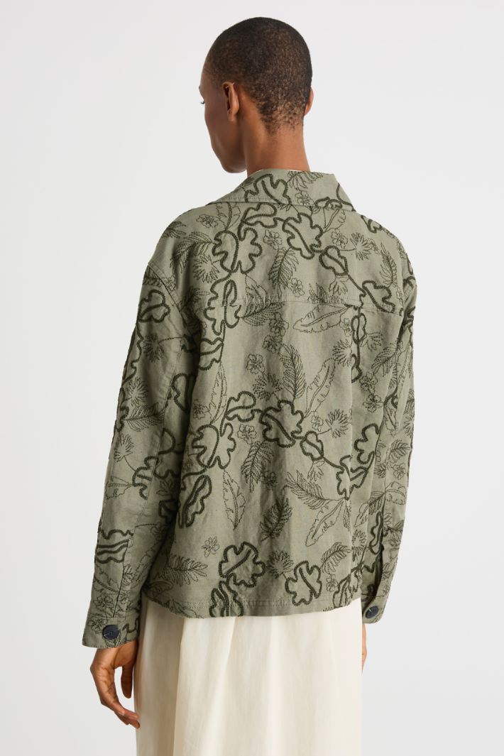 Embroidered drill jacket Intrend - 4