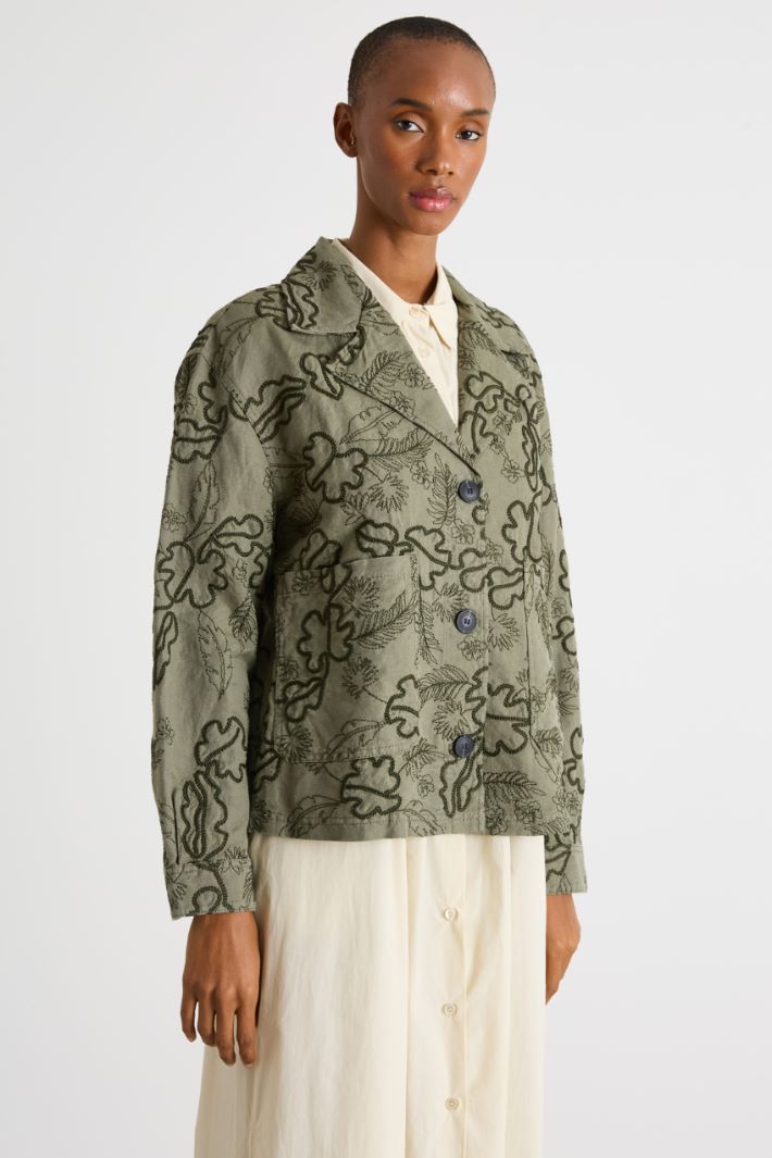 Embroidered drill jacket Intrend - 2