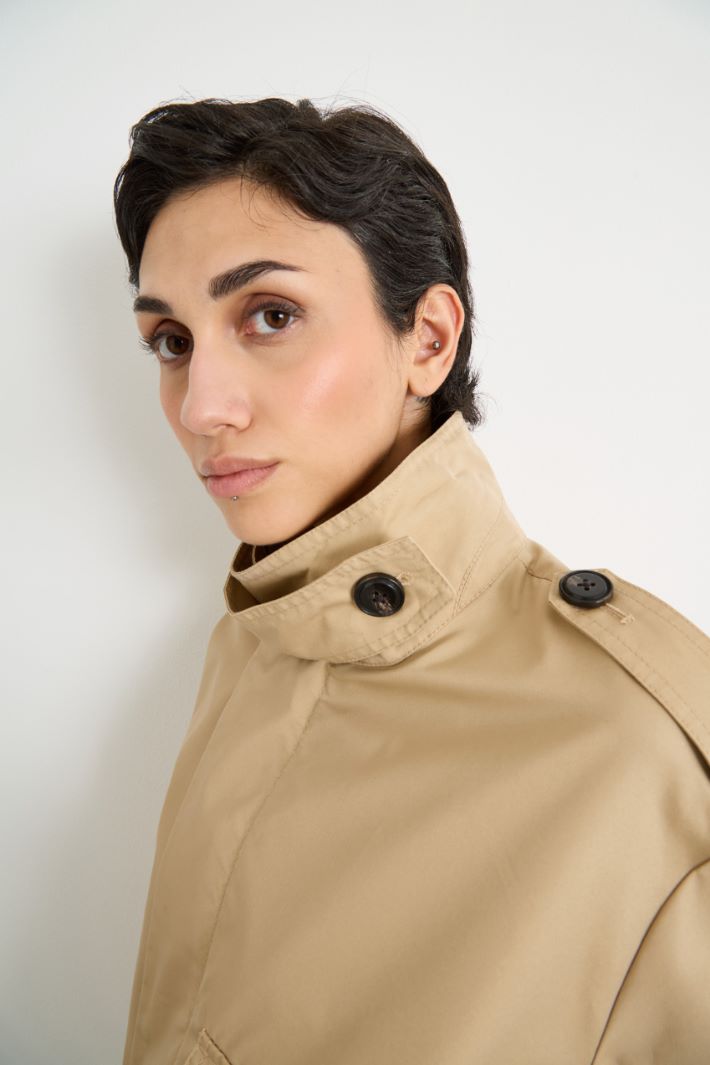 Cazadora de gabardina repelente al agua Intrend - 3