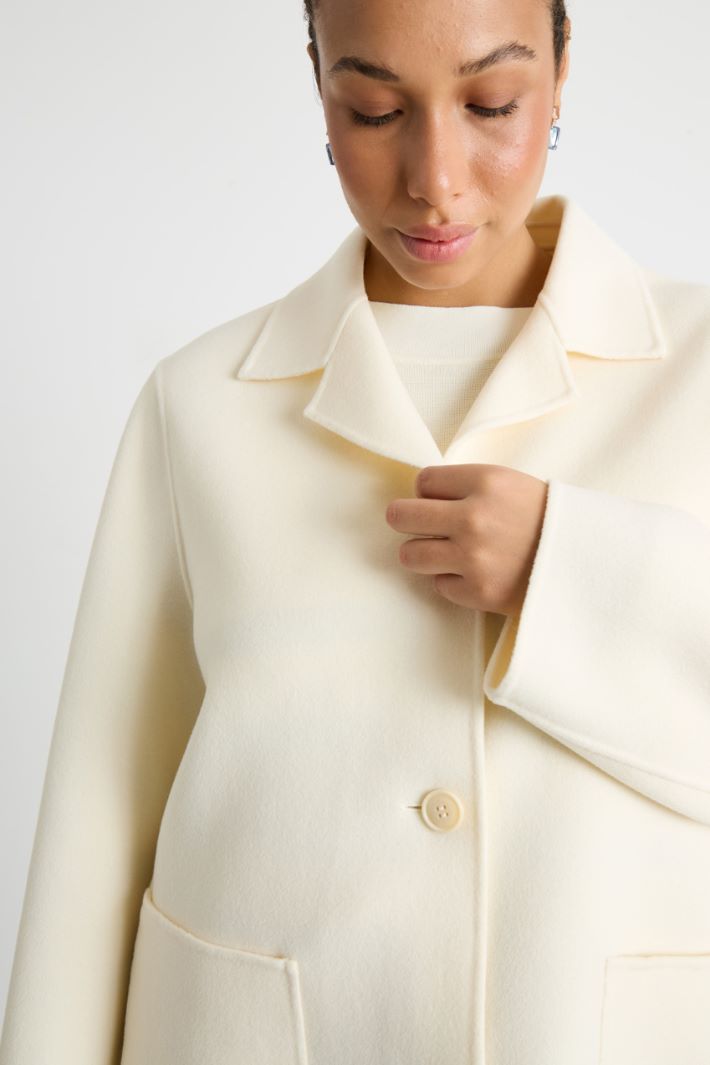 Wool-blend double-faced jacket Intrend - 3