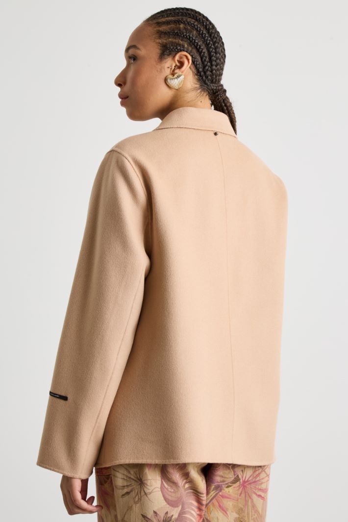 Wool-blend double-faced jacket Intrend - 4