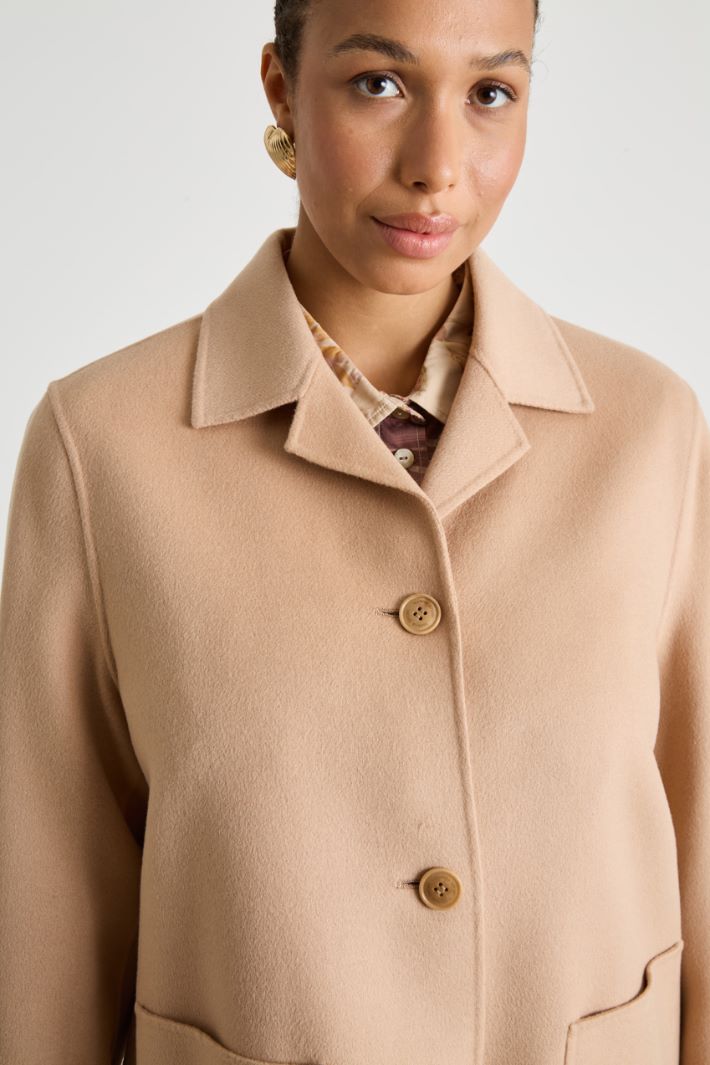 Wool-blend double-faced jacket Intrend - 3