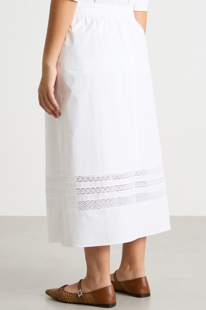 A-line canvas skirt Intrend - 4