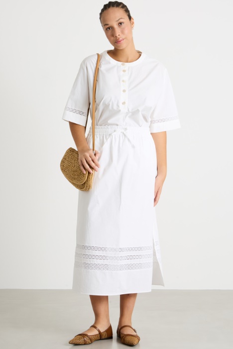 A-line canvas skirt Intrend