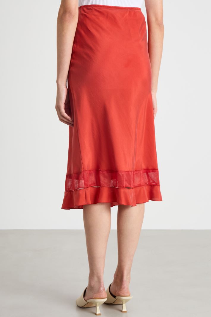 Godet flounce skirt Intrend - 4