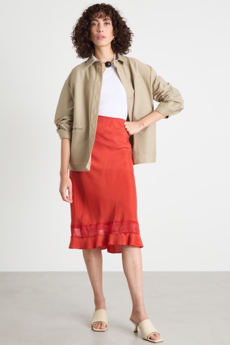 Godet flounce skirt Intrend