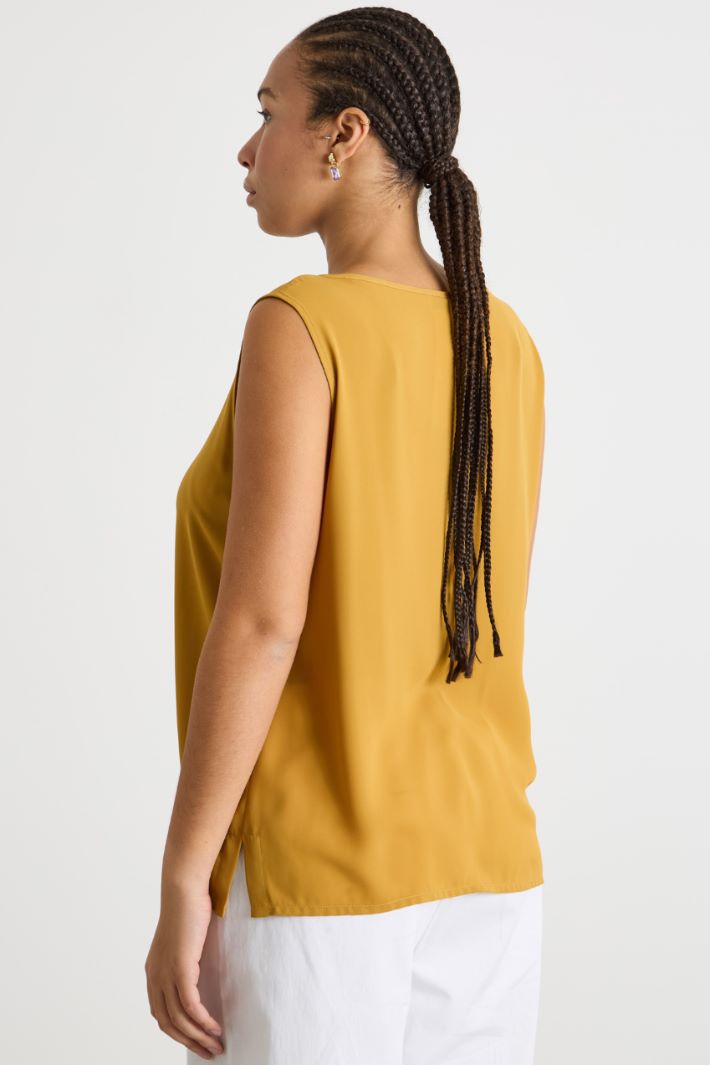 Top in fluid fabric Intrend - 4