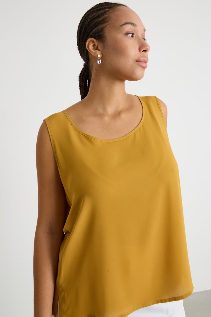 Top in fluid fabric Intrend - 3