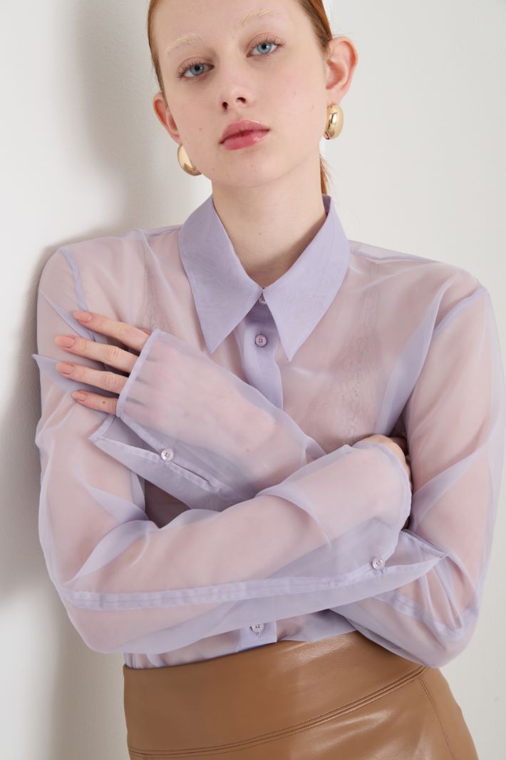 Organza shirt Intrend - 3