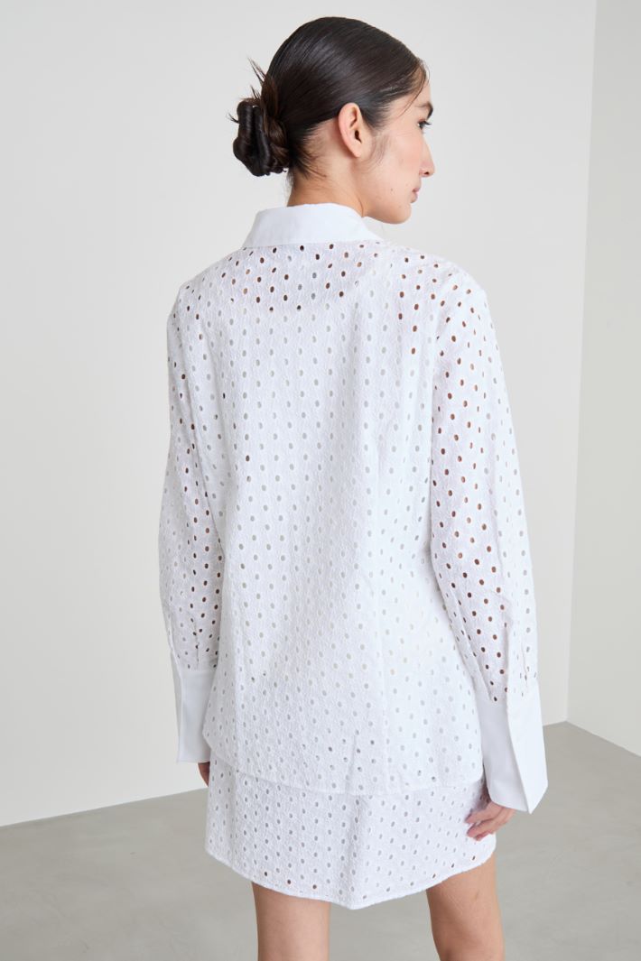 Broderie anglaise shirt Intrend - 4