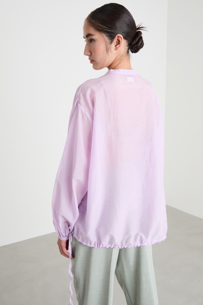Cocoon-fit voile blouse Intrend - 4